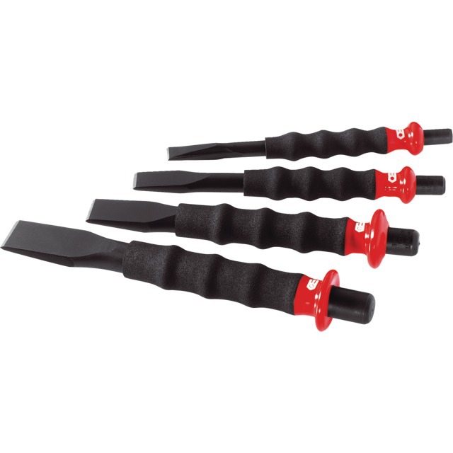 Burins et Bedane Gaines JEU de 4 Pieces référence fournisseur 265973